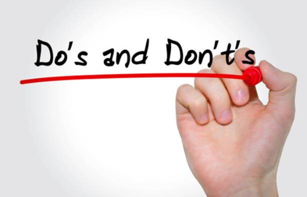 Do’s and Don’ts For Cancer Patients